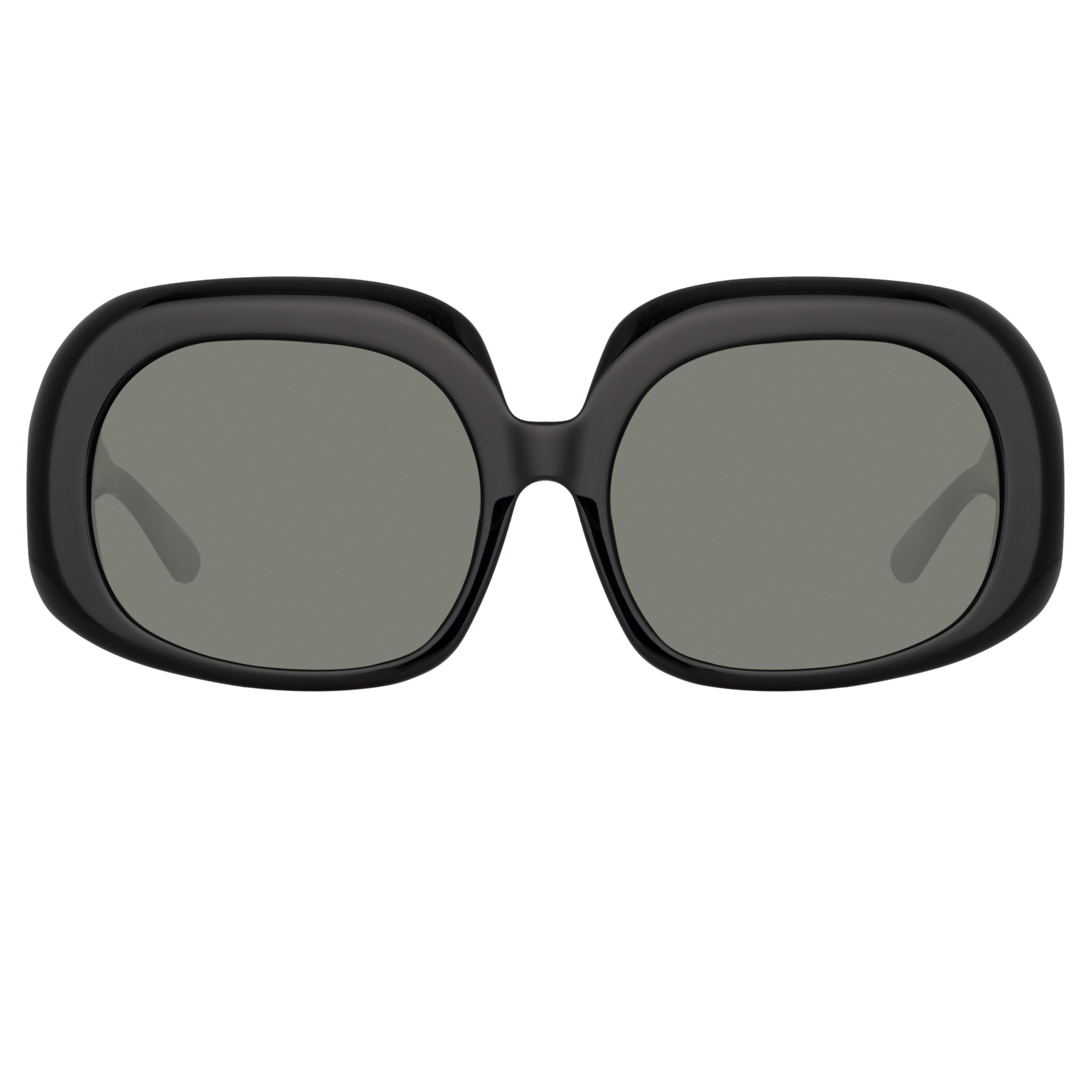 LEA OVERSIZED SUNGLASSES IN BLACK - 1