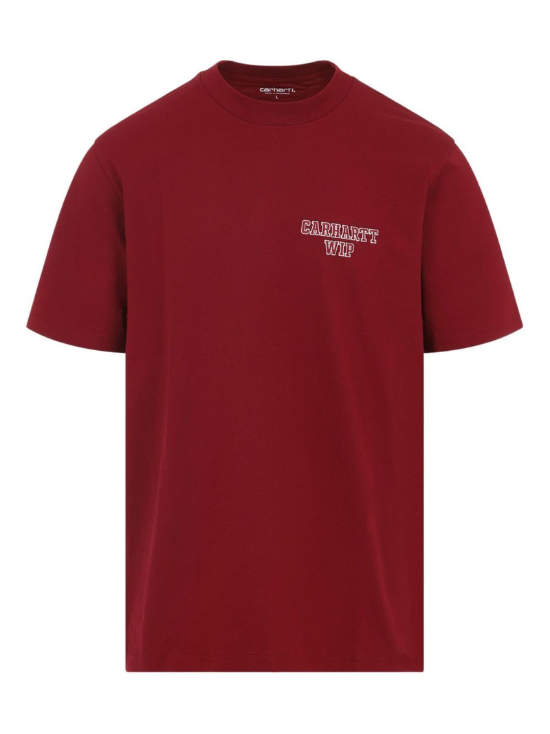 S/S Alumni logo-embroidered cotton T-shirt 1