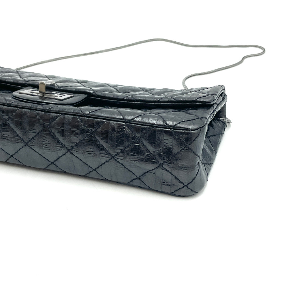 Chanel No. 12 Black 2.55 Baguette Bag - 10