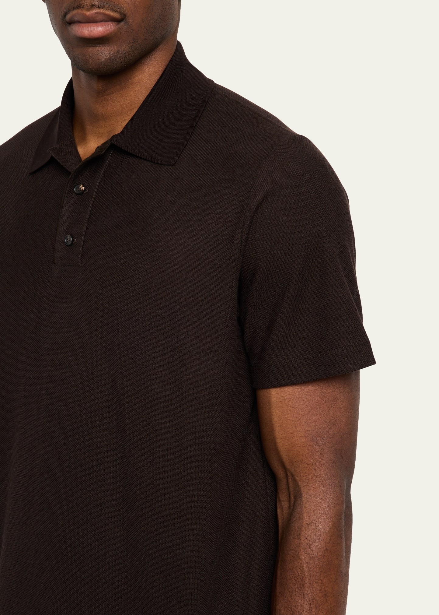 Men's Cerro Cotton and Cashmere Polo Shirt - 5