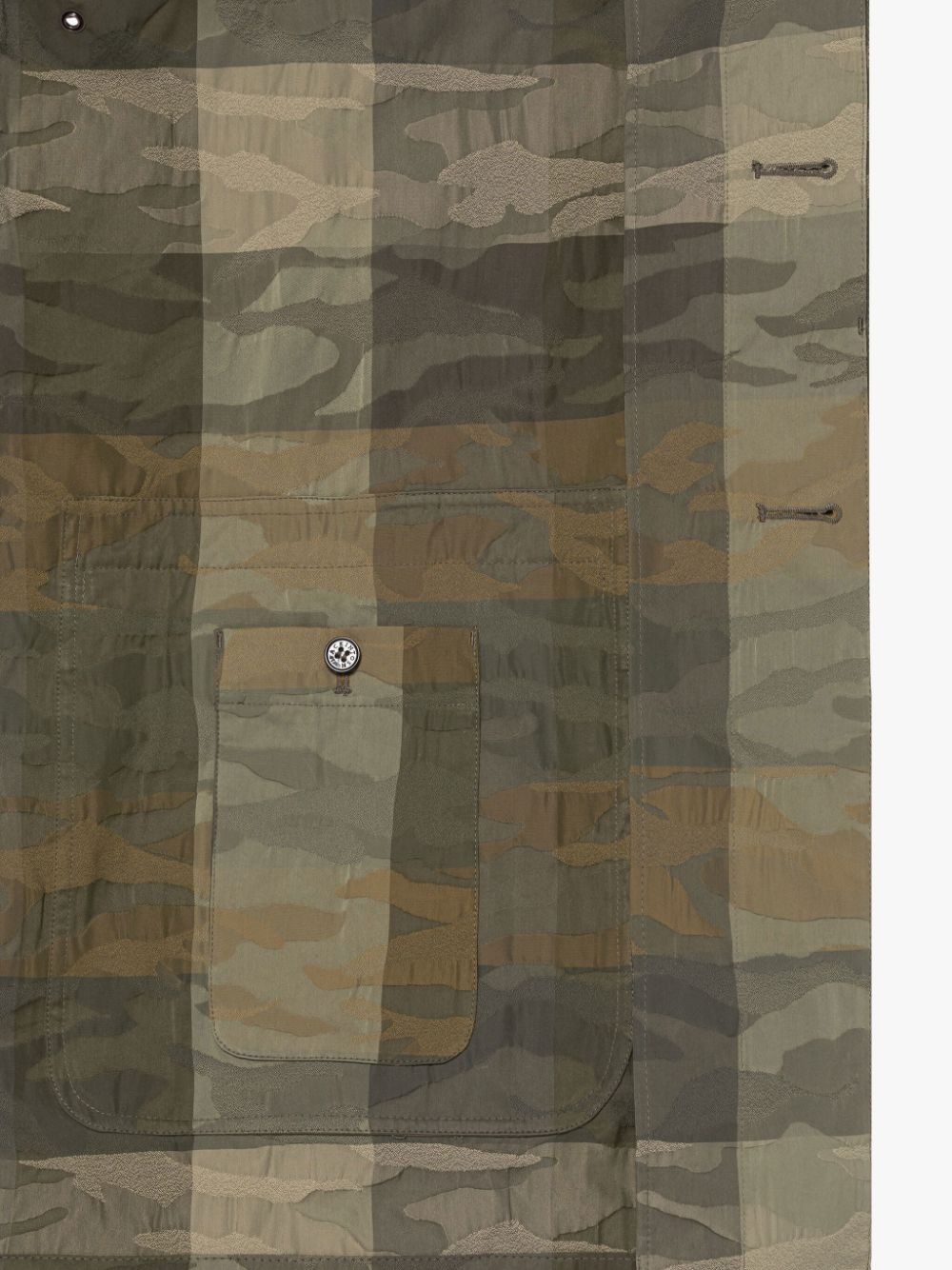 A-LINE TORRENTIAL MILITARY CAMO COTTON BLEND RAINCOAT - 6