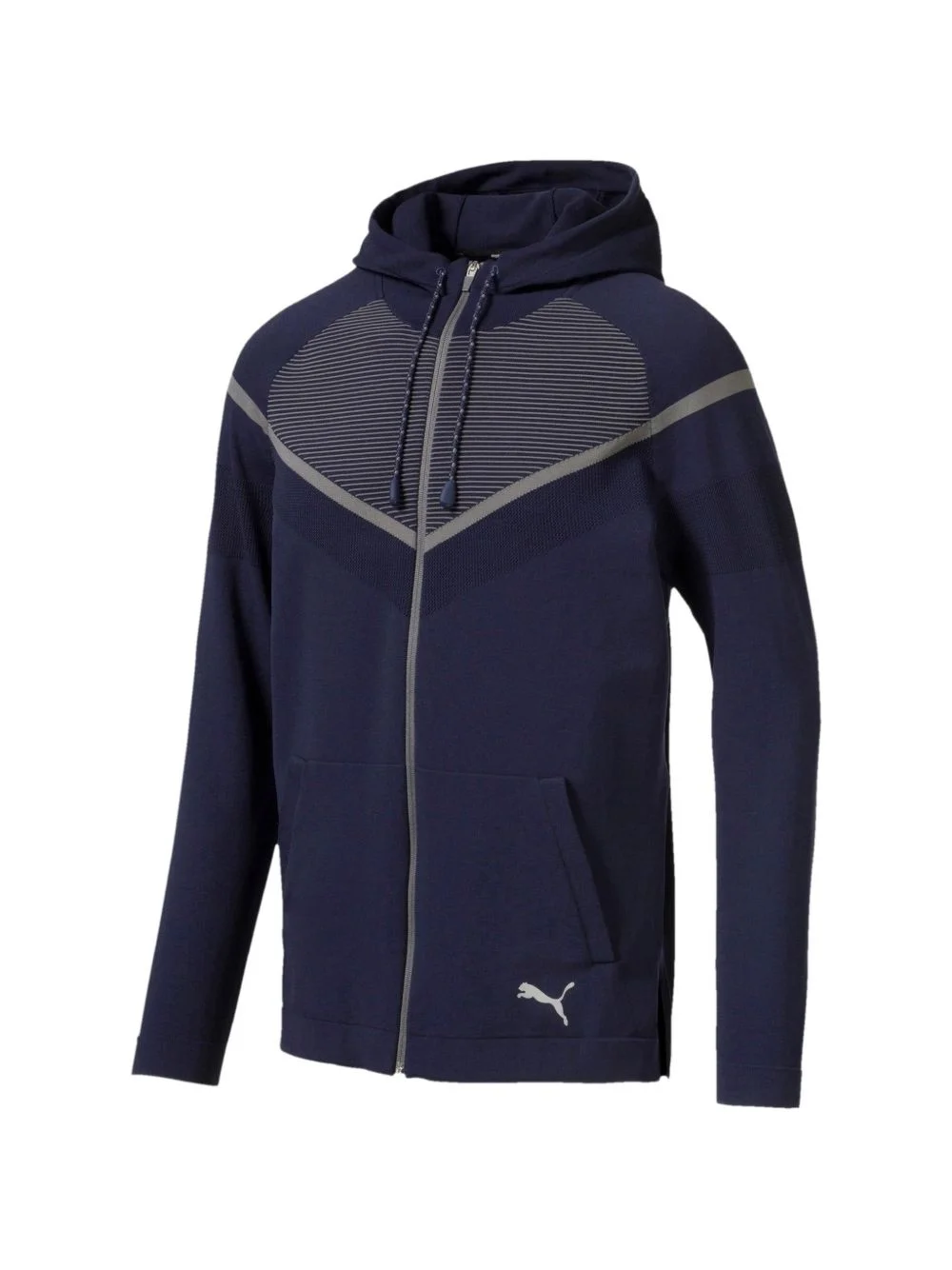 hooded zip-up jacket - 1