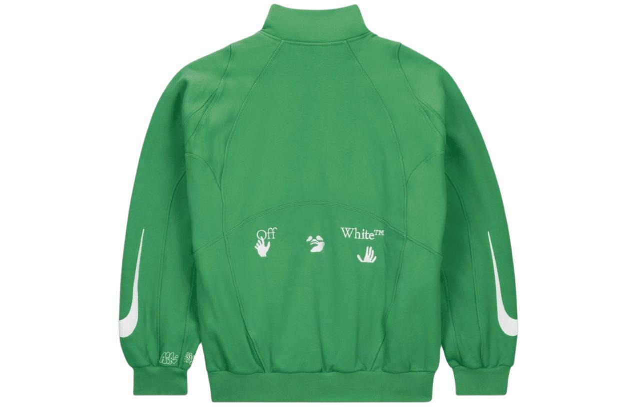 Nike x Off-White Mc Track Jacket Asia Sizing 'Kelly Green' DV4452-389 - 3