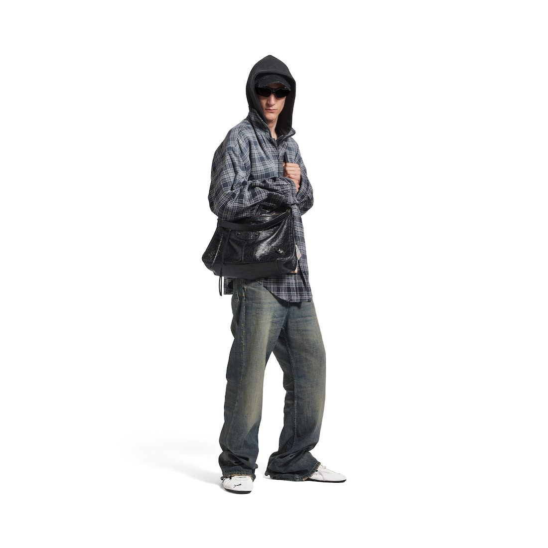 Men's Le City Moto Medium in Black - 8