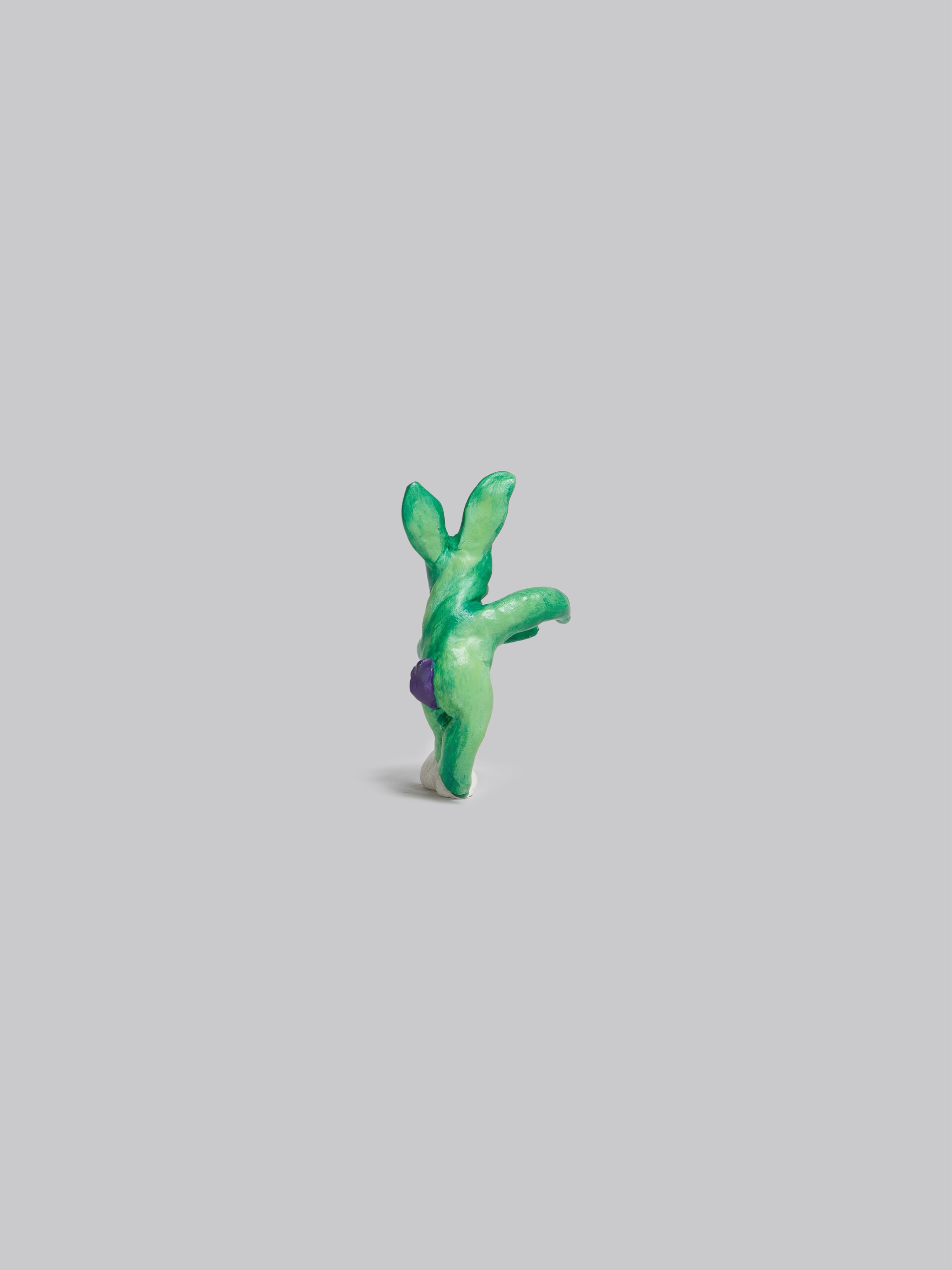 GREEN RESIN RABBIT RING - 3