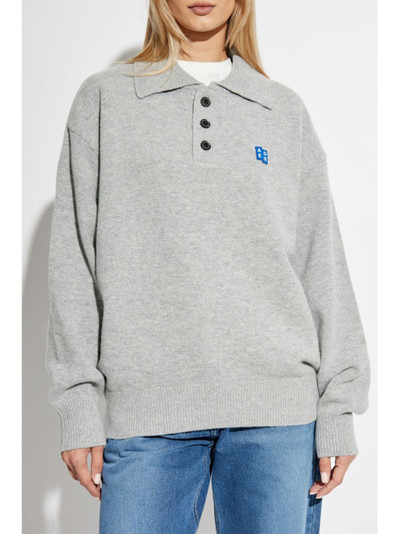 ADER error logo-patch knit jumper outlook