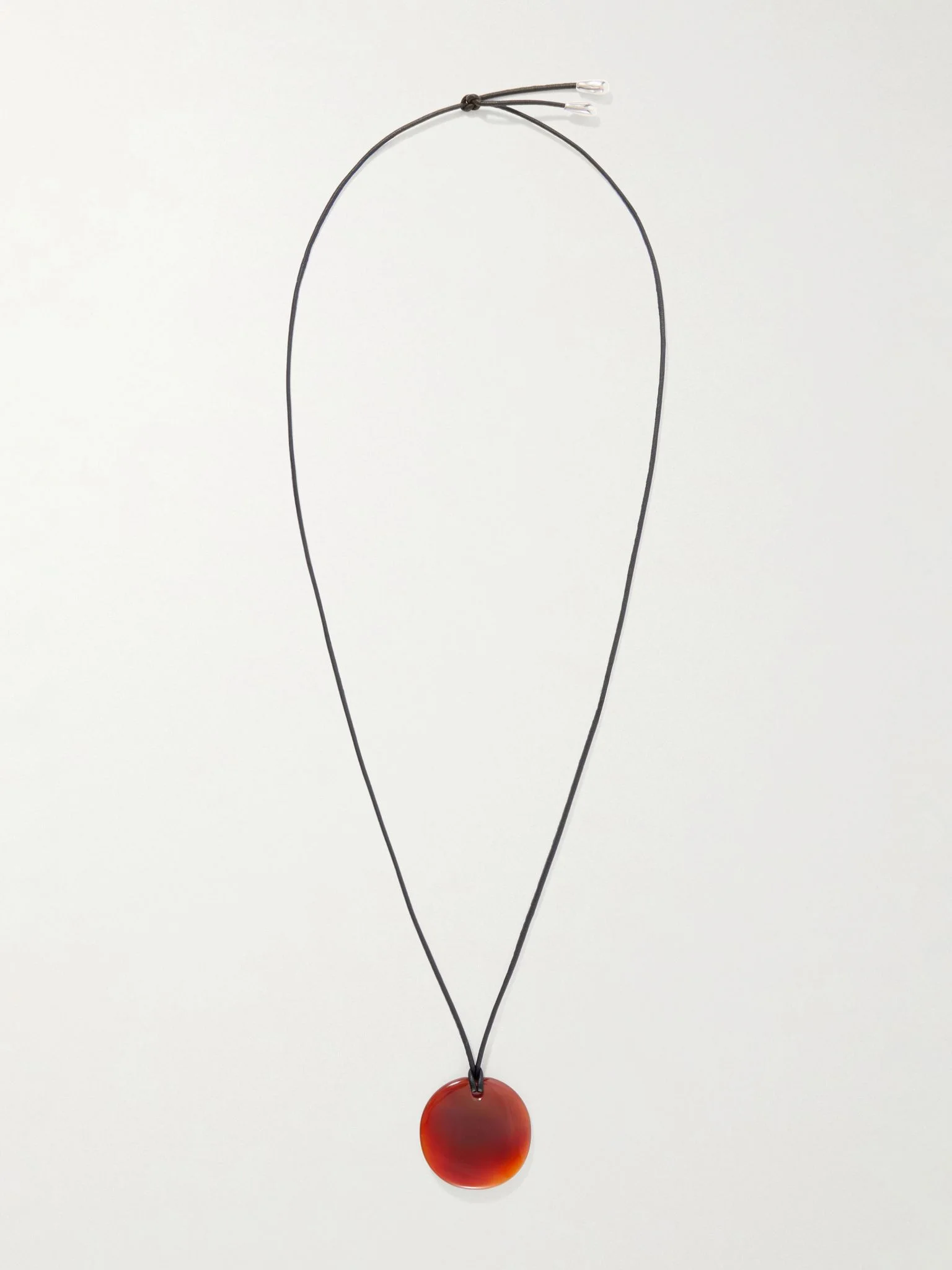 Full Moon medium carnelian necklace Red - 1