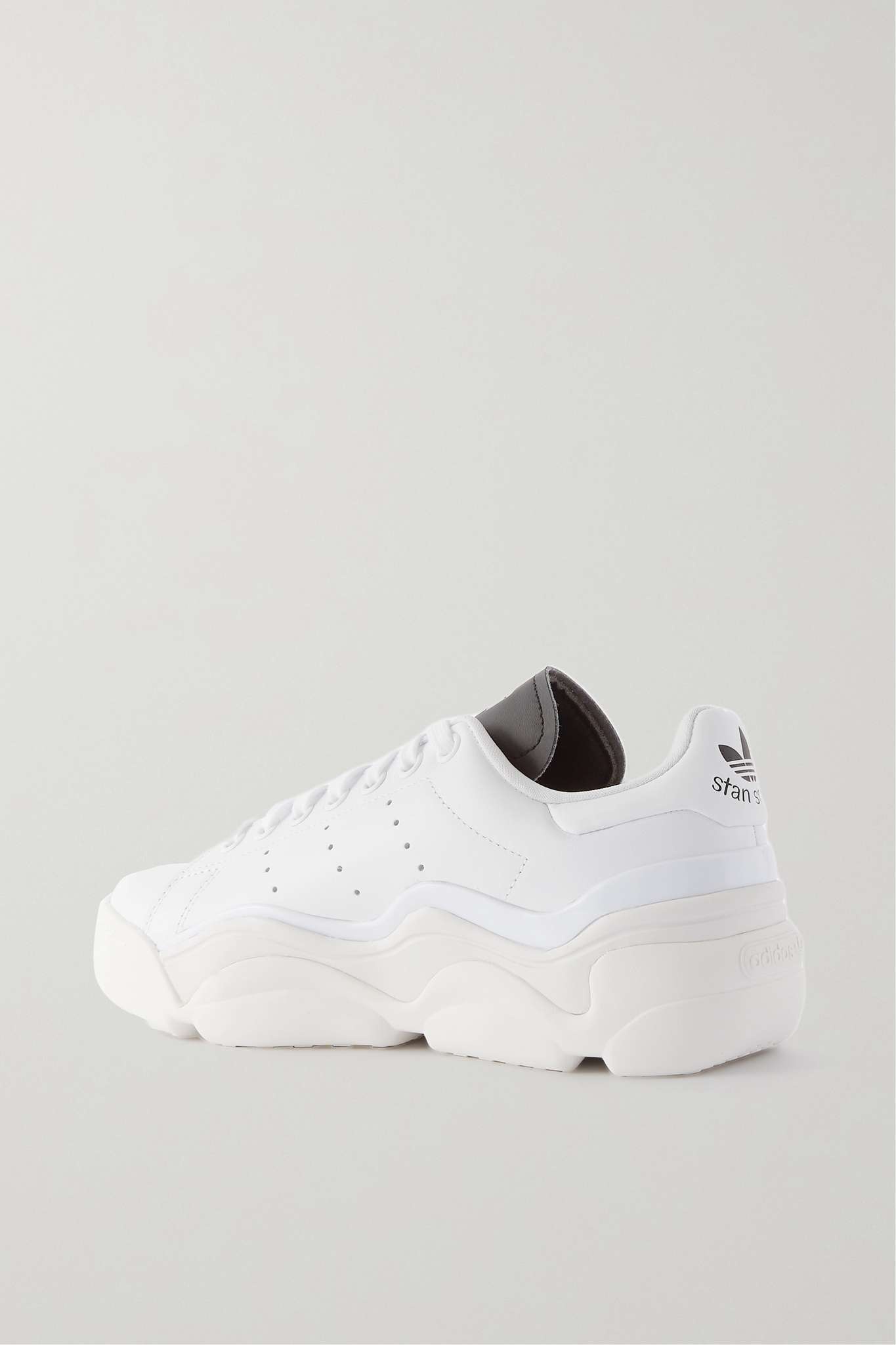 Stan Smith rubber-trimmed leather sneakers - 3