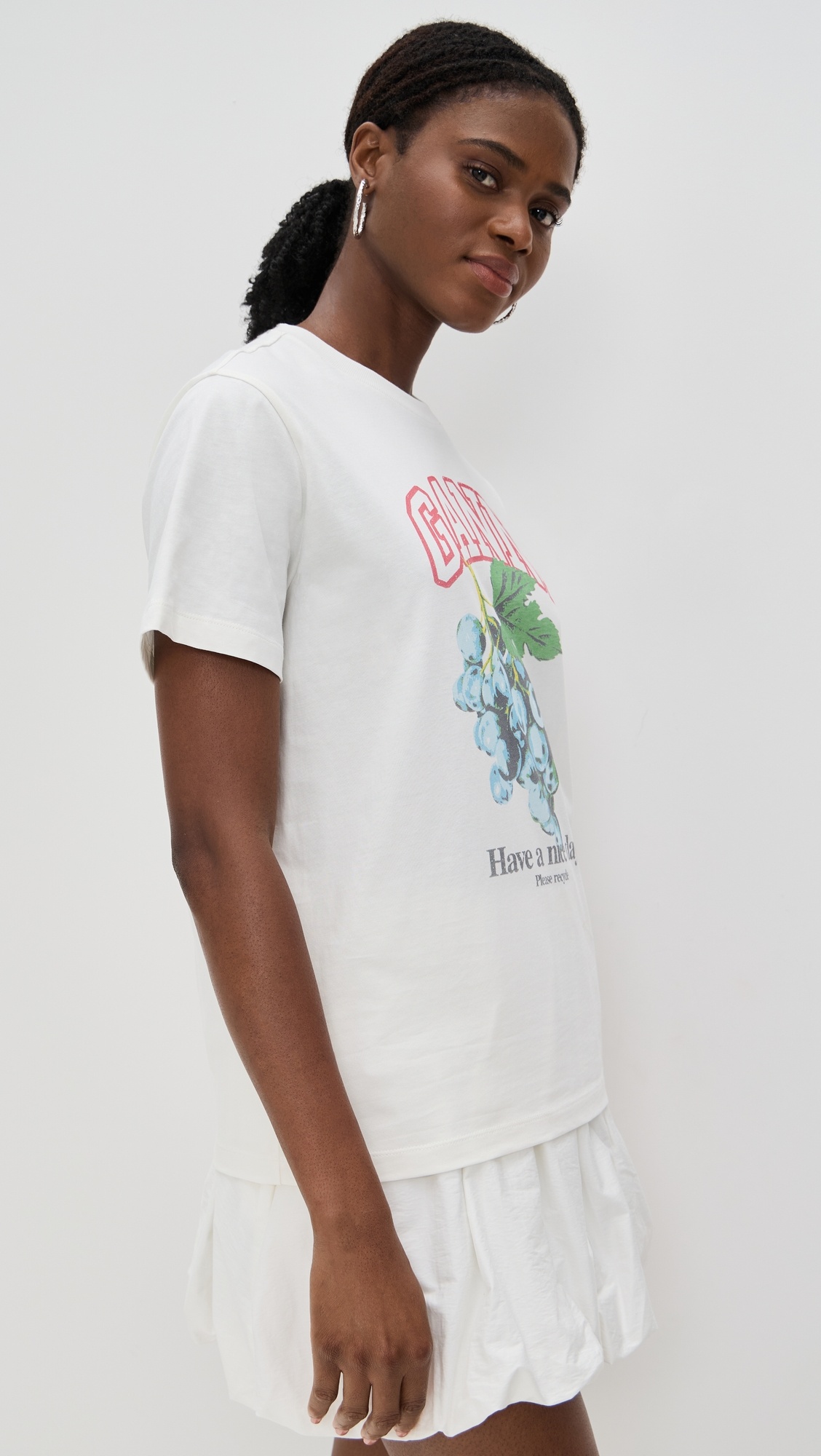 Basic Jersey Grapes Relaxed T-shirt - 3