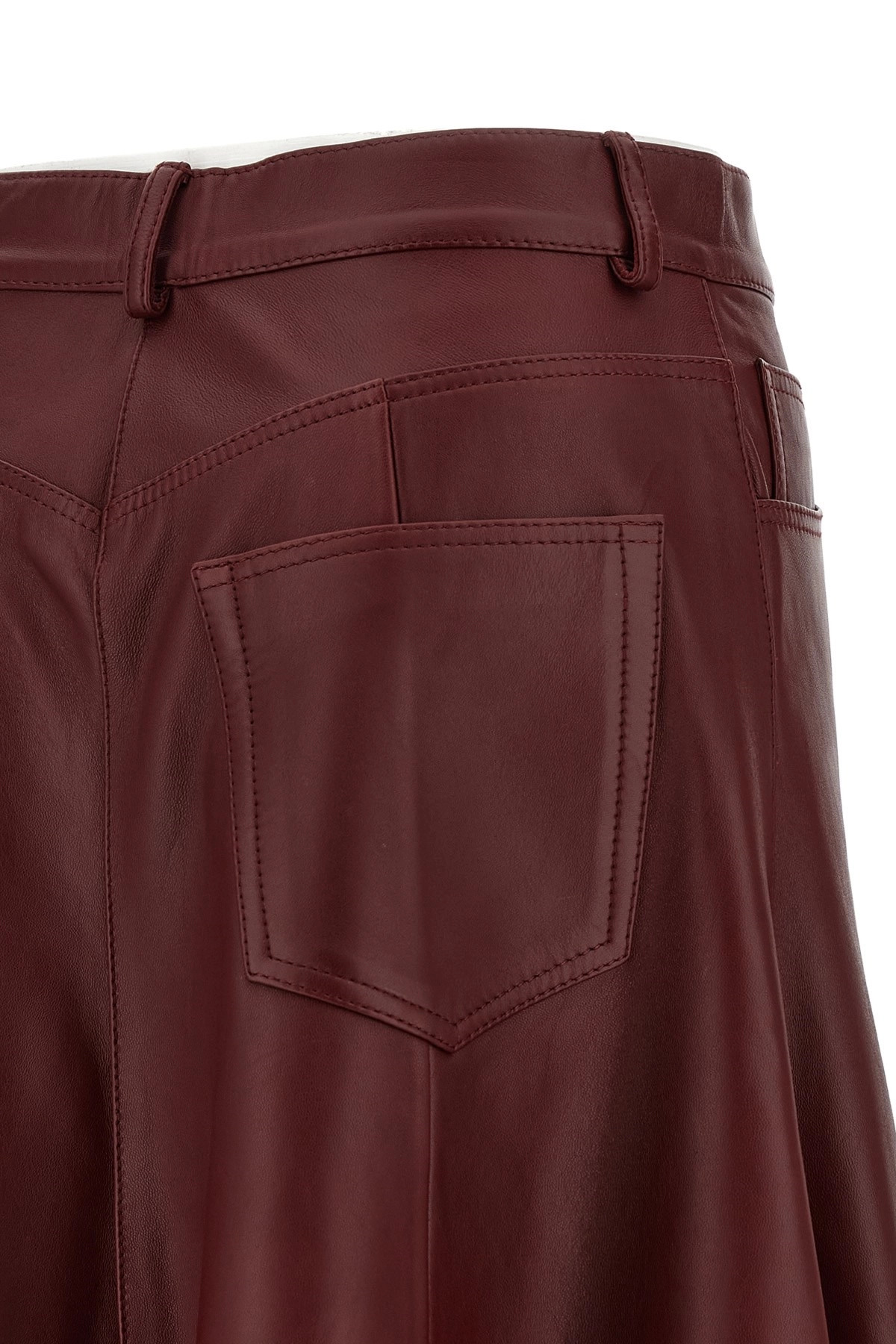 'Mid Serenity Leather' skirt - 4