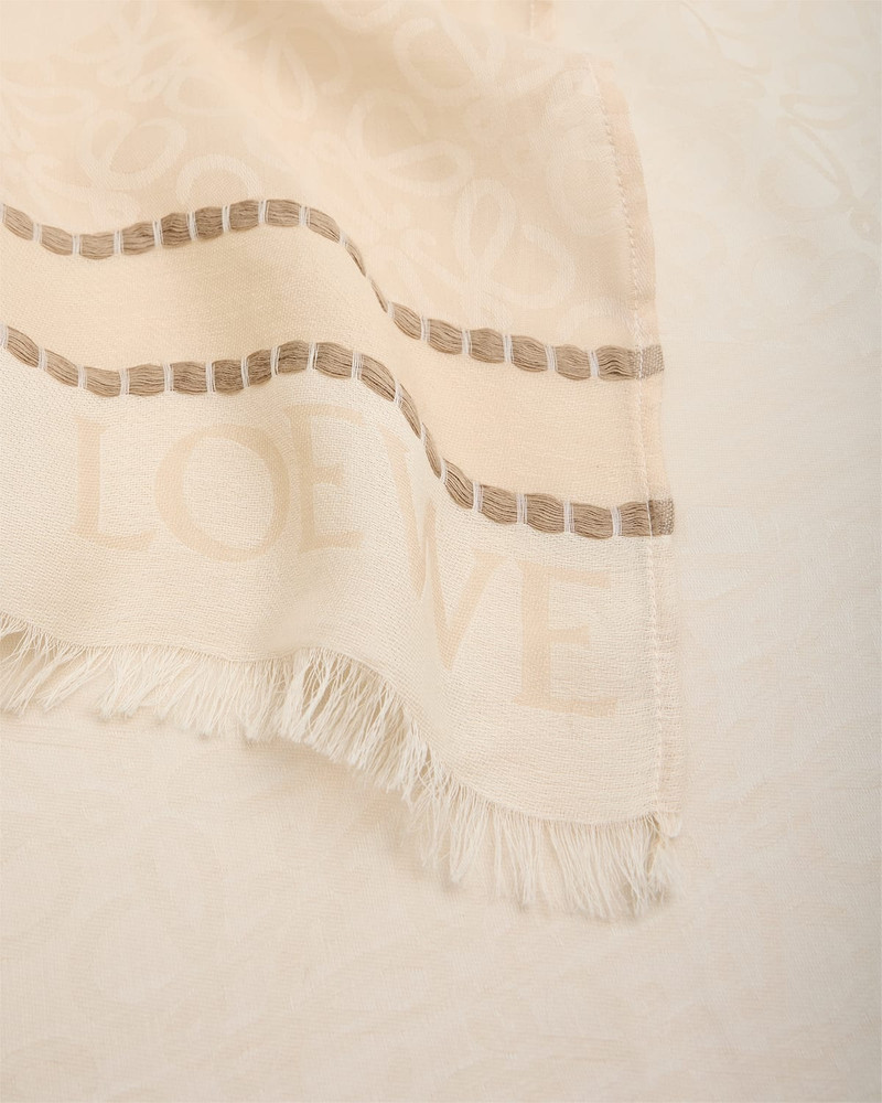 Loewe Anagram Cotton Pareo Scarf outlook