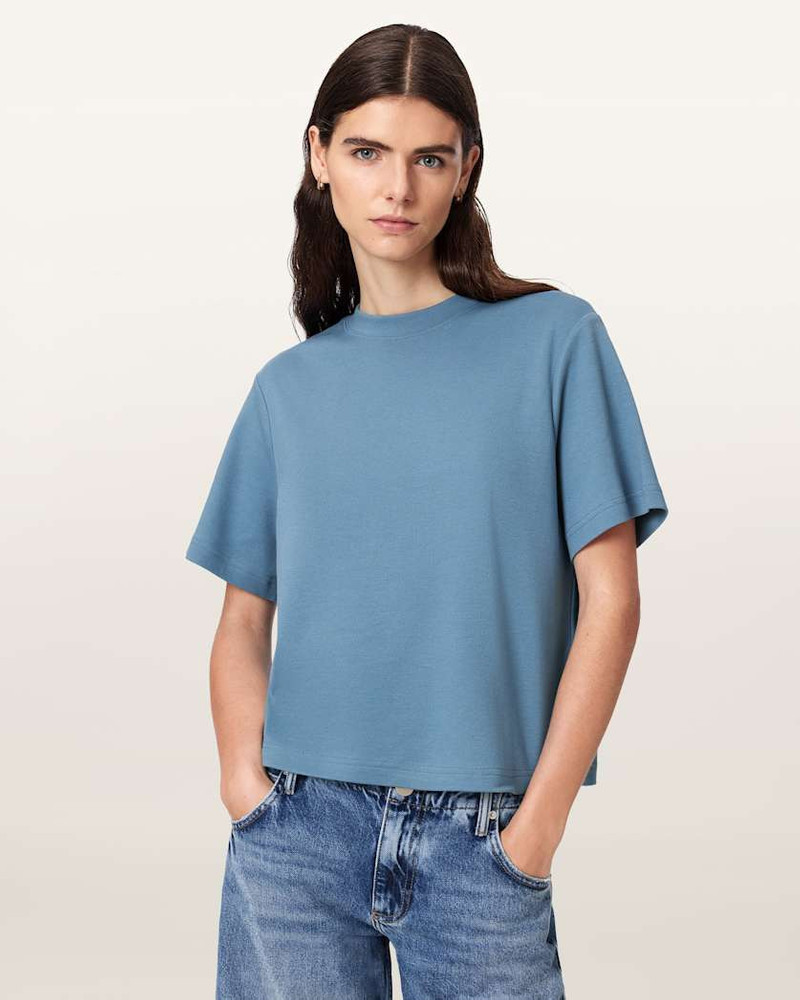 ALLSAINTS LISA BOXY CREW NECK T-SHIRT outlook