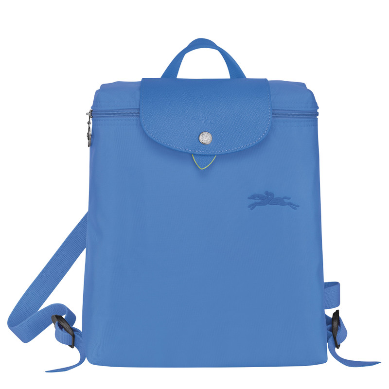 Le Pliage Green M Backpack Cornflower - Recycled canvas 1