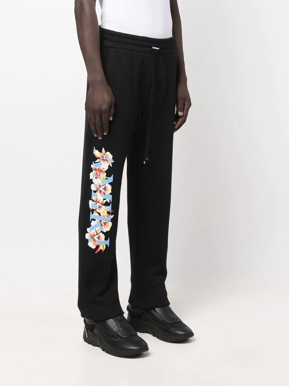 floral logo-print track pants - 3