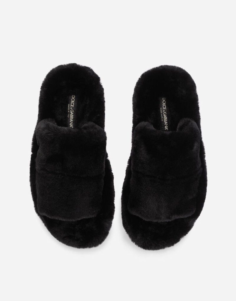 Faux fur sliders 4