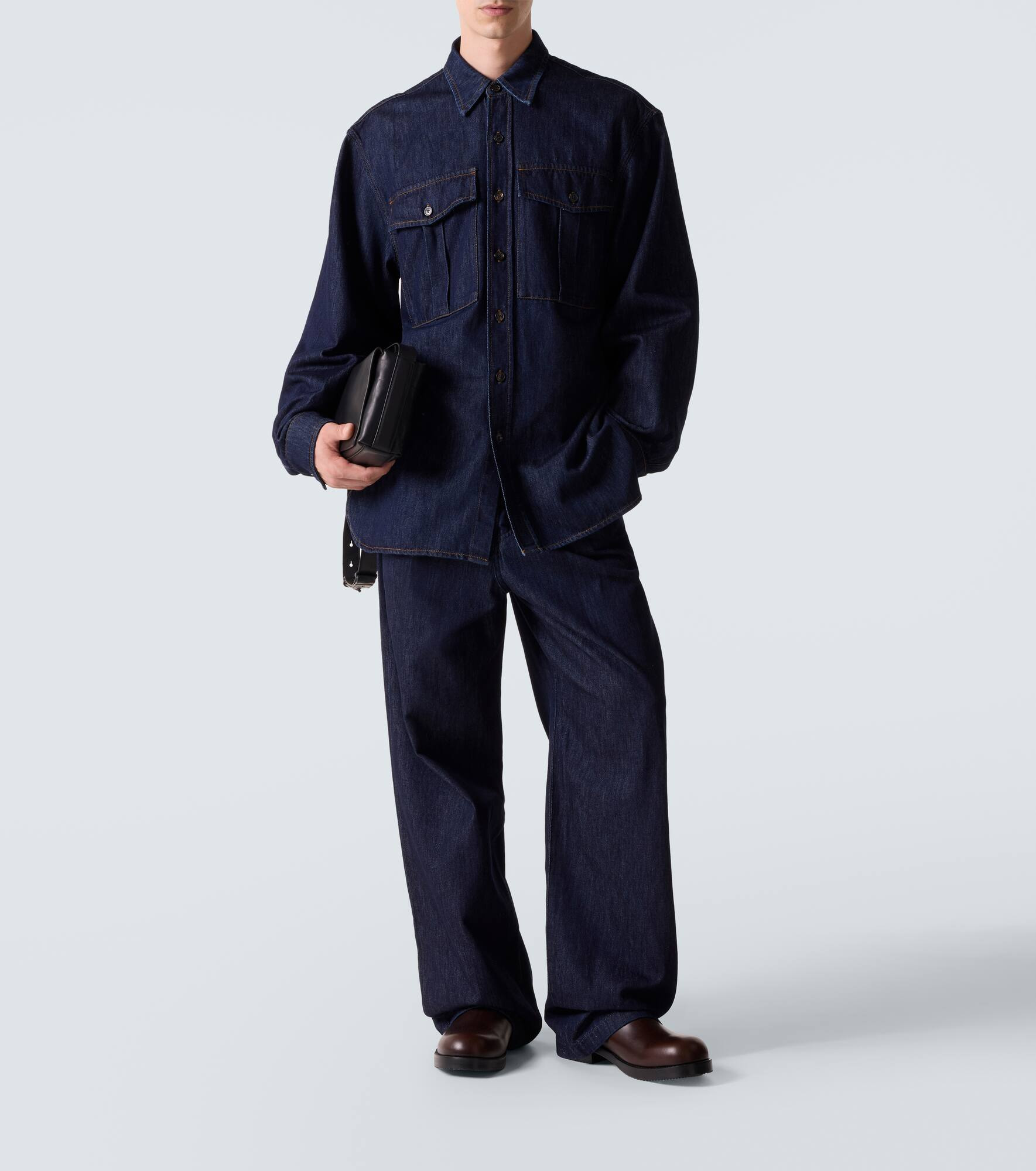 Cotton denim shirt - 2