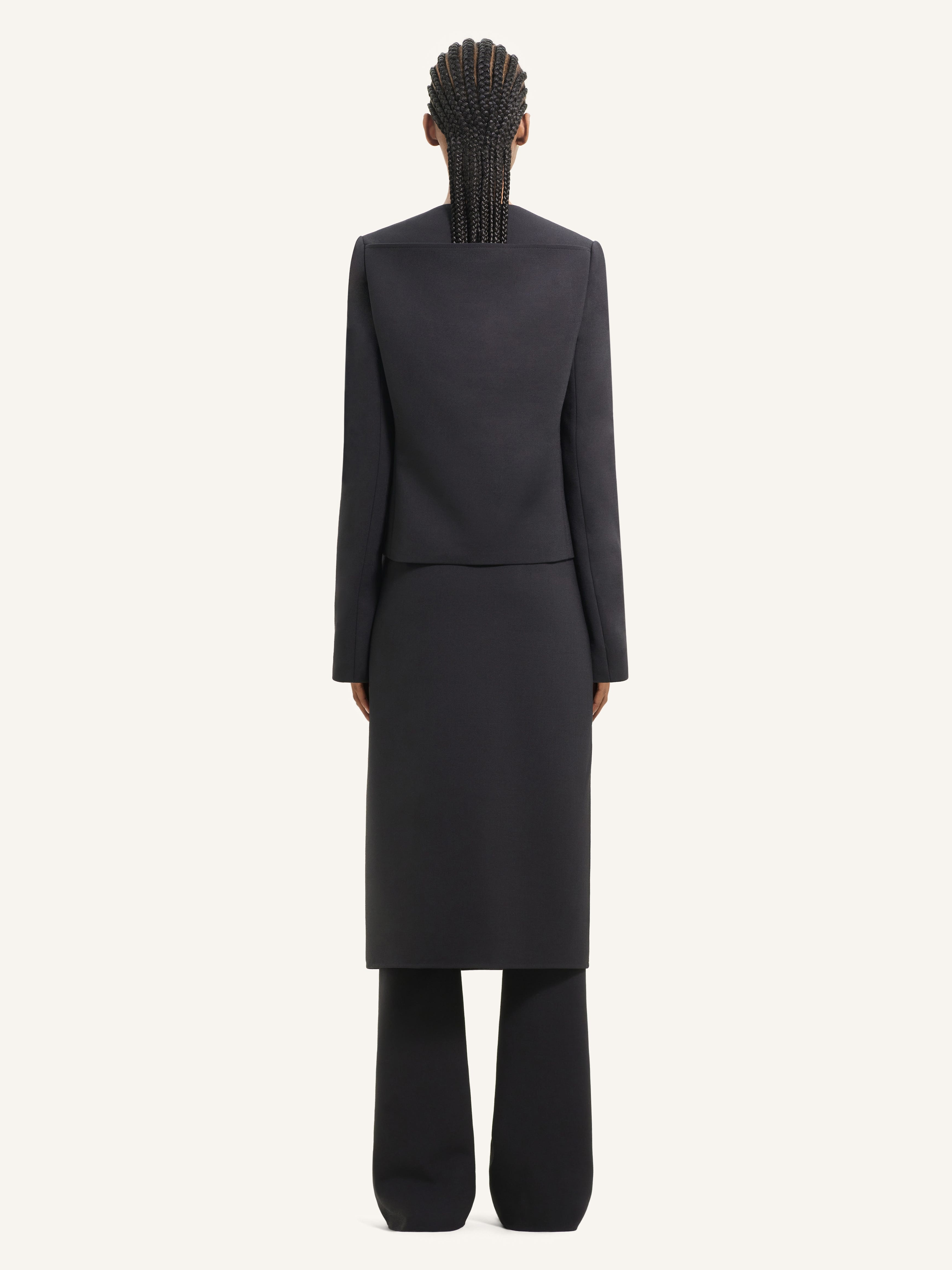 BUTTONED TAILORED JACKET - 4