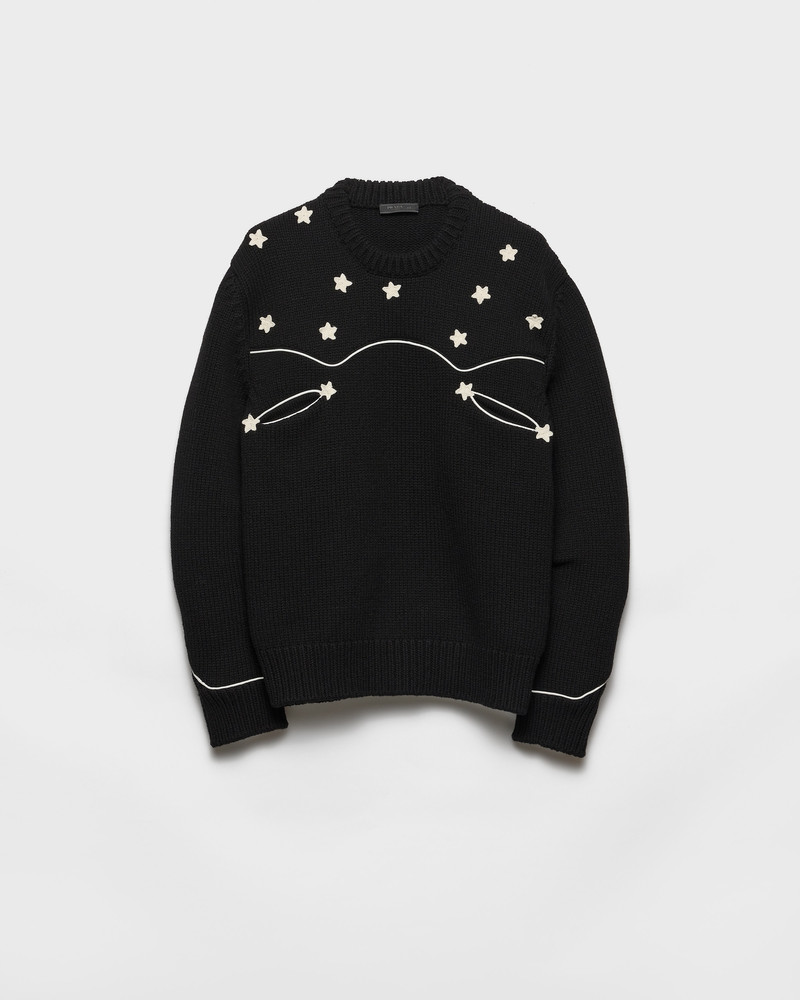 Oversized Shetland wool sweater 1