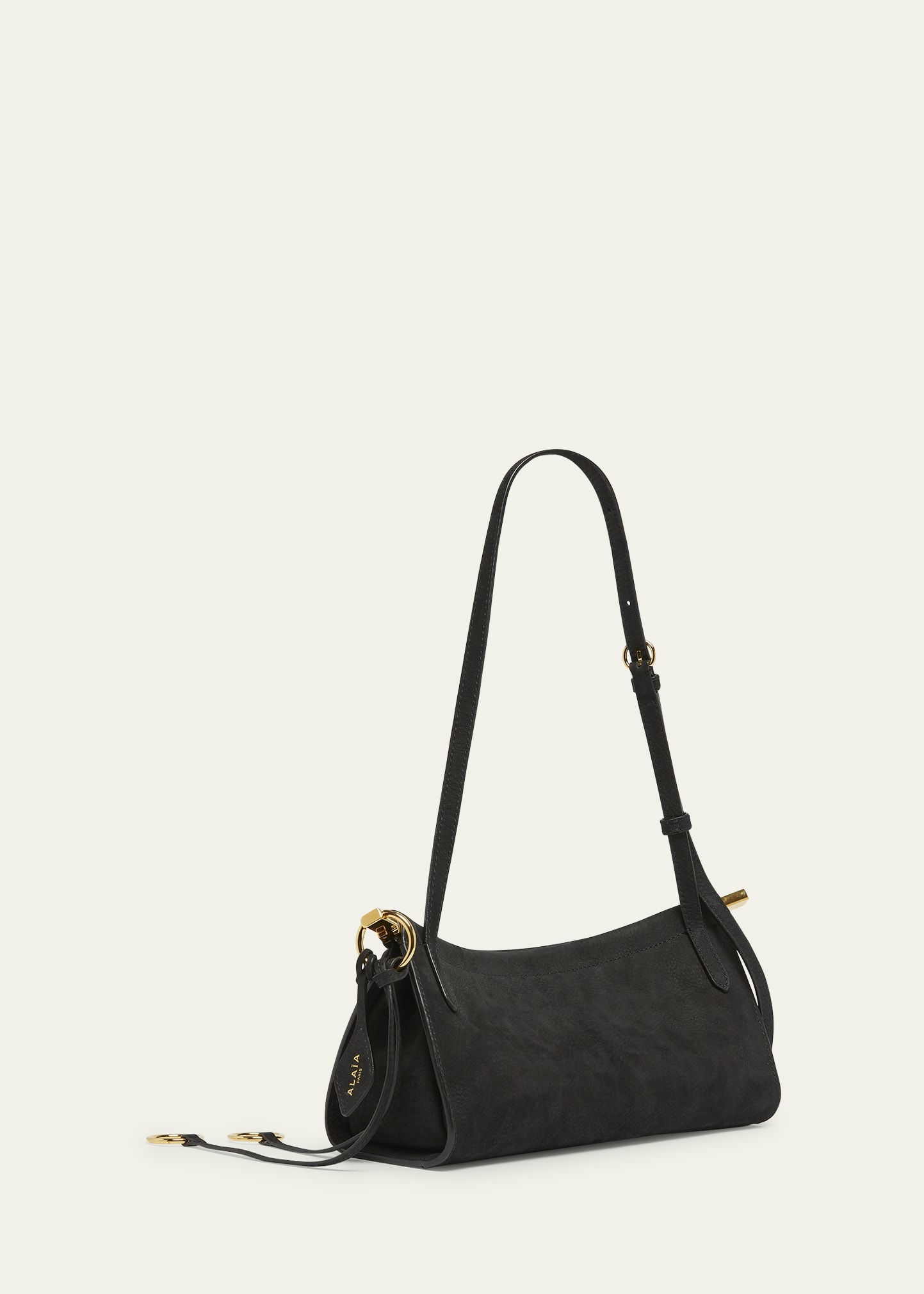 Le Click Small Shoulder Bag in Nubuck Leather - 3
