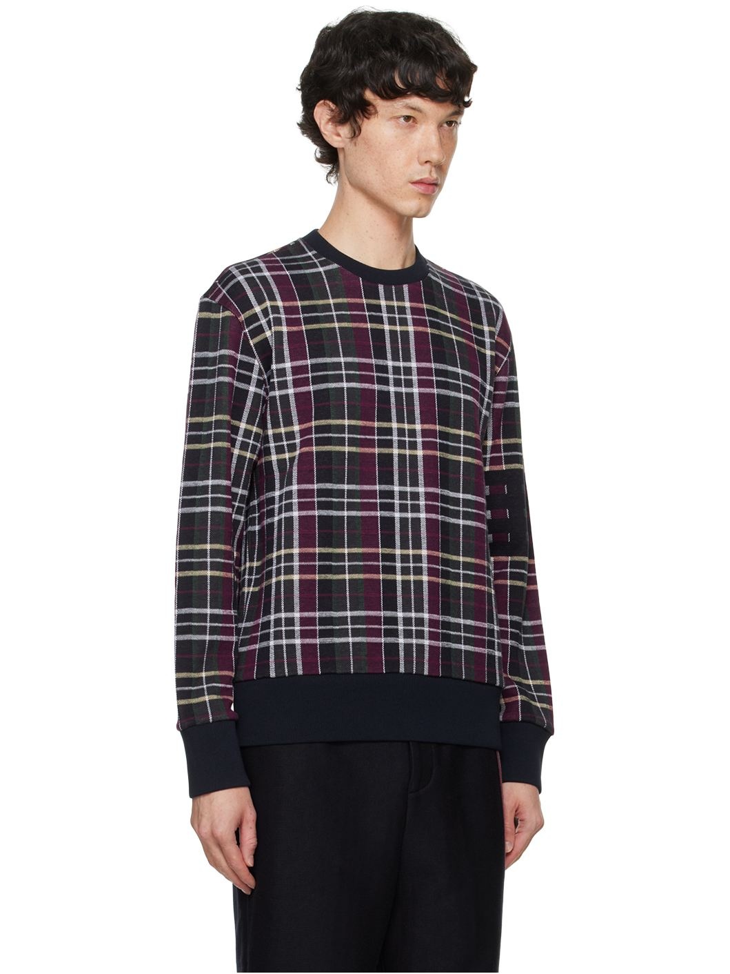 Navy 4-Bar Sweatshirt - 2
