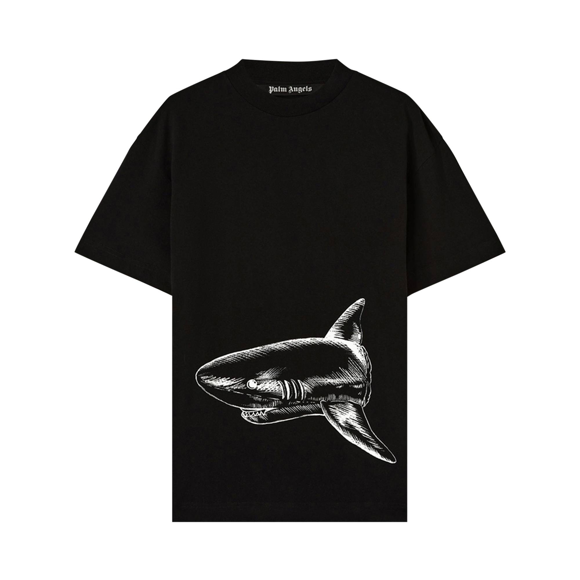 Palm Angels Broken Shark Classic Tee 'Black' - 1