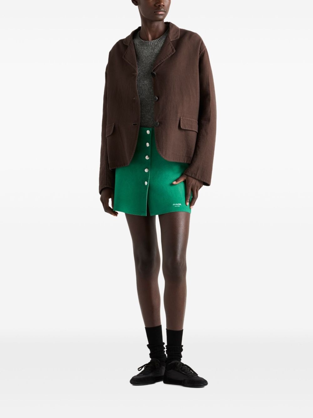 suede miniskirt - 2