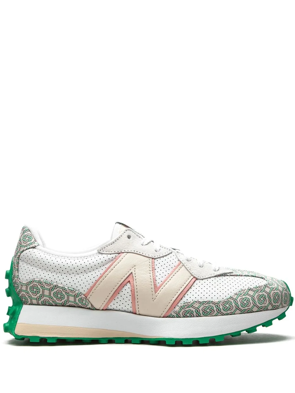 x Casablanca 327 "Munsell White/Green" sneakers - 1