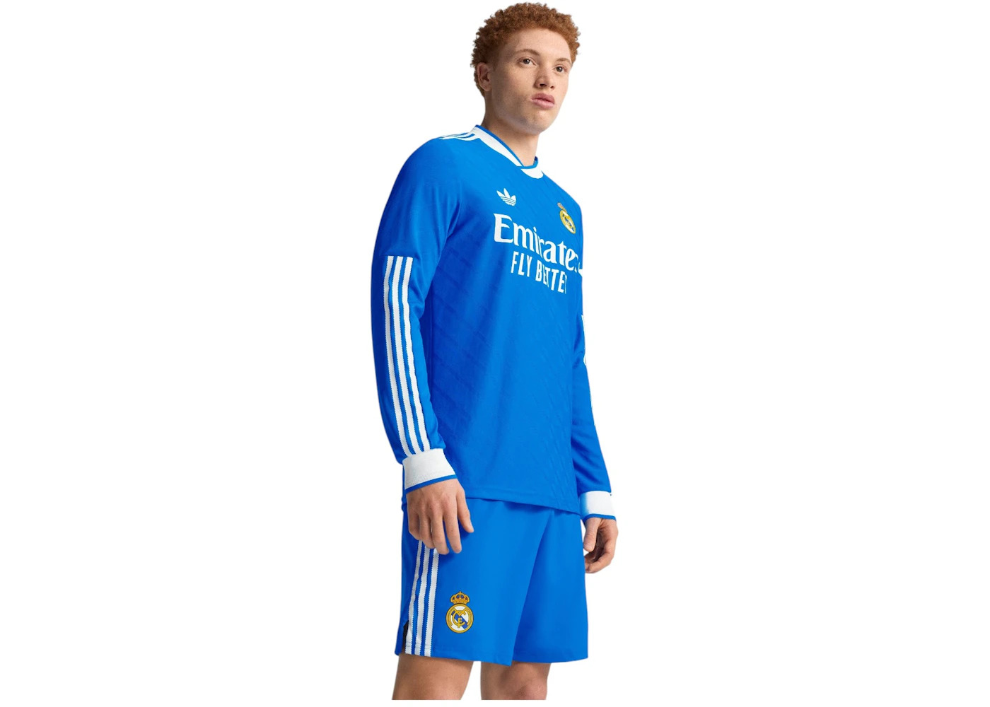 adidas Real Madrid 25/26 Long Sleeve Third Authentic Jersey Blue Bird - 1