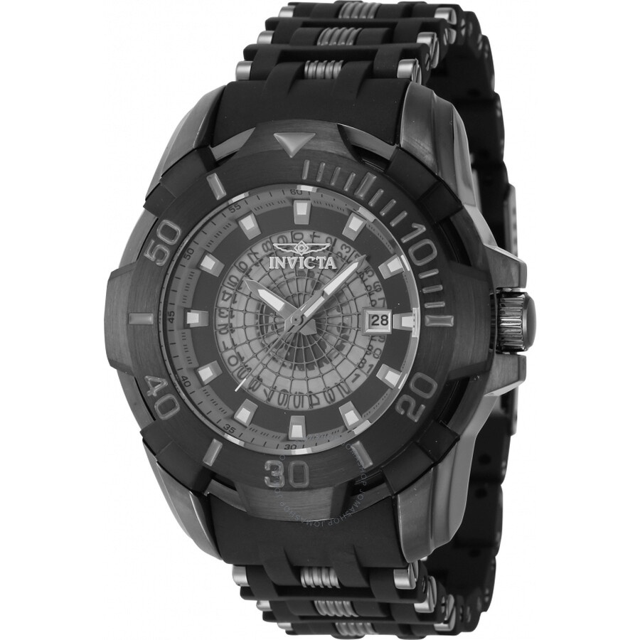 Invicta - Invicta Sea Spider Date Quartz Transparent and Black Men's Watch 44132 - 1