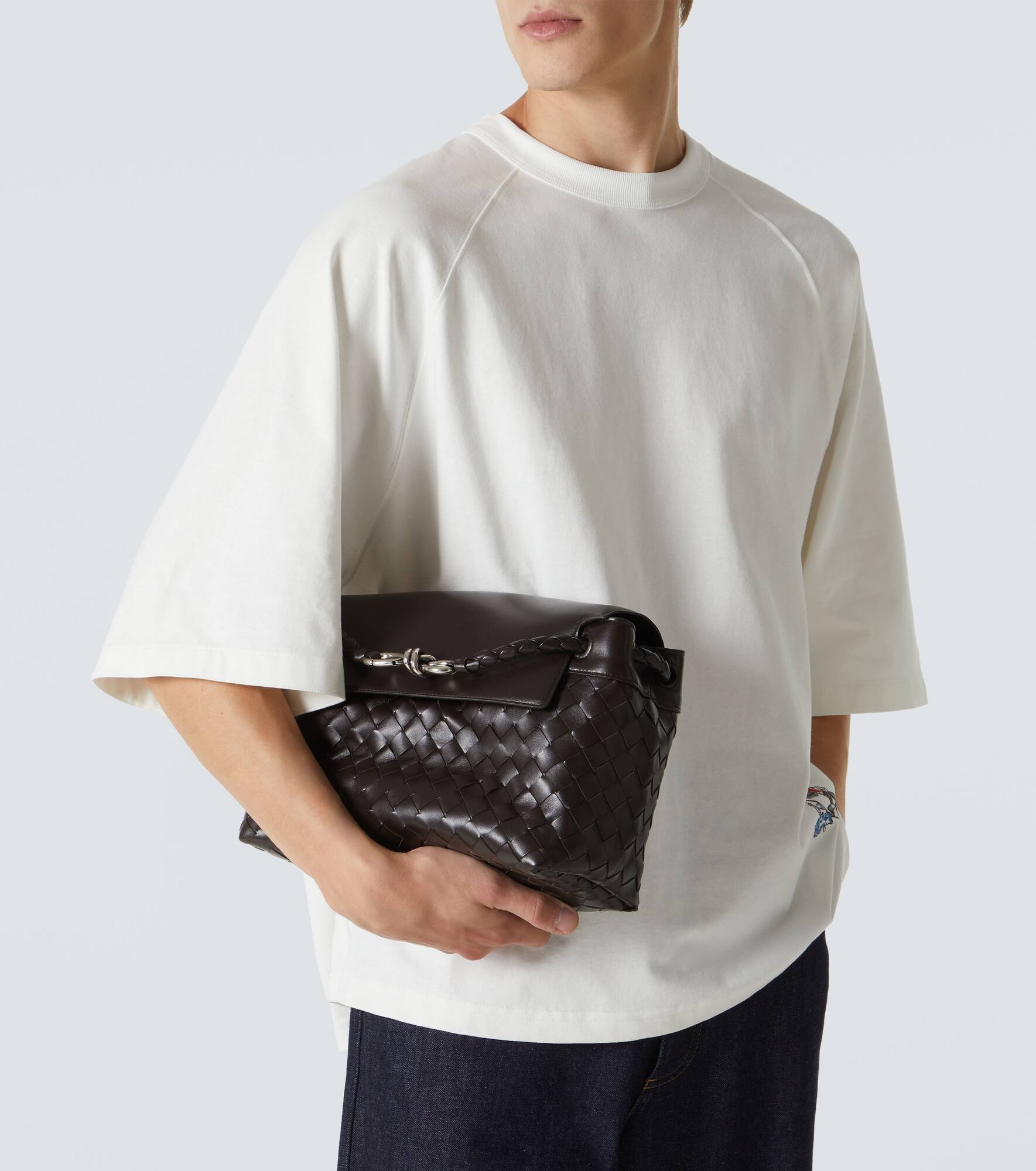 Andiamo Small leather messenger bag - 3
