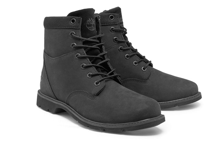 (WMNS) Timberland Campton Waterproof 6 Inch Wide-Fit Boot 'Black Nubuck' A2D7GW - 3