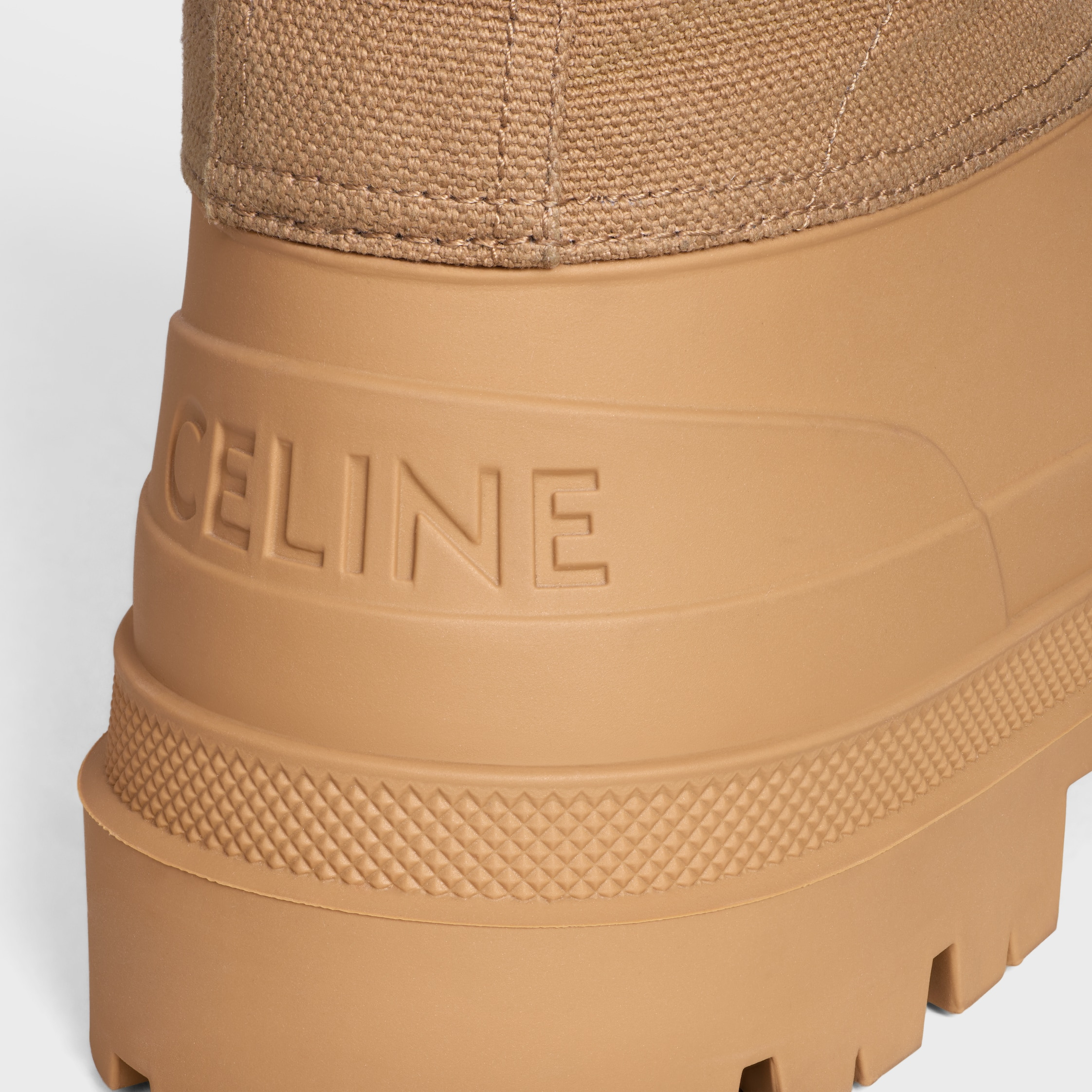 CELINE RILEY LACE-UP BOOT IN CANVAS - 6