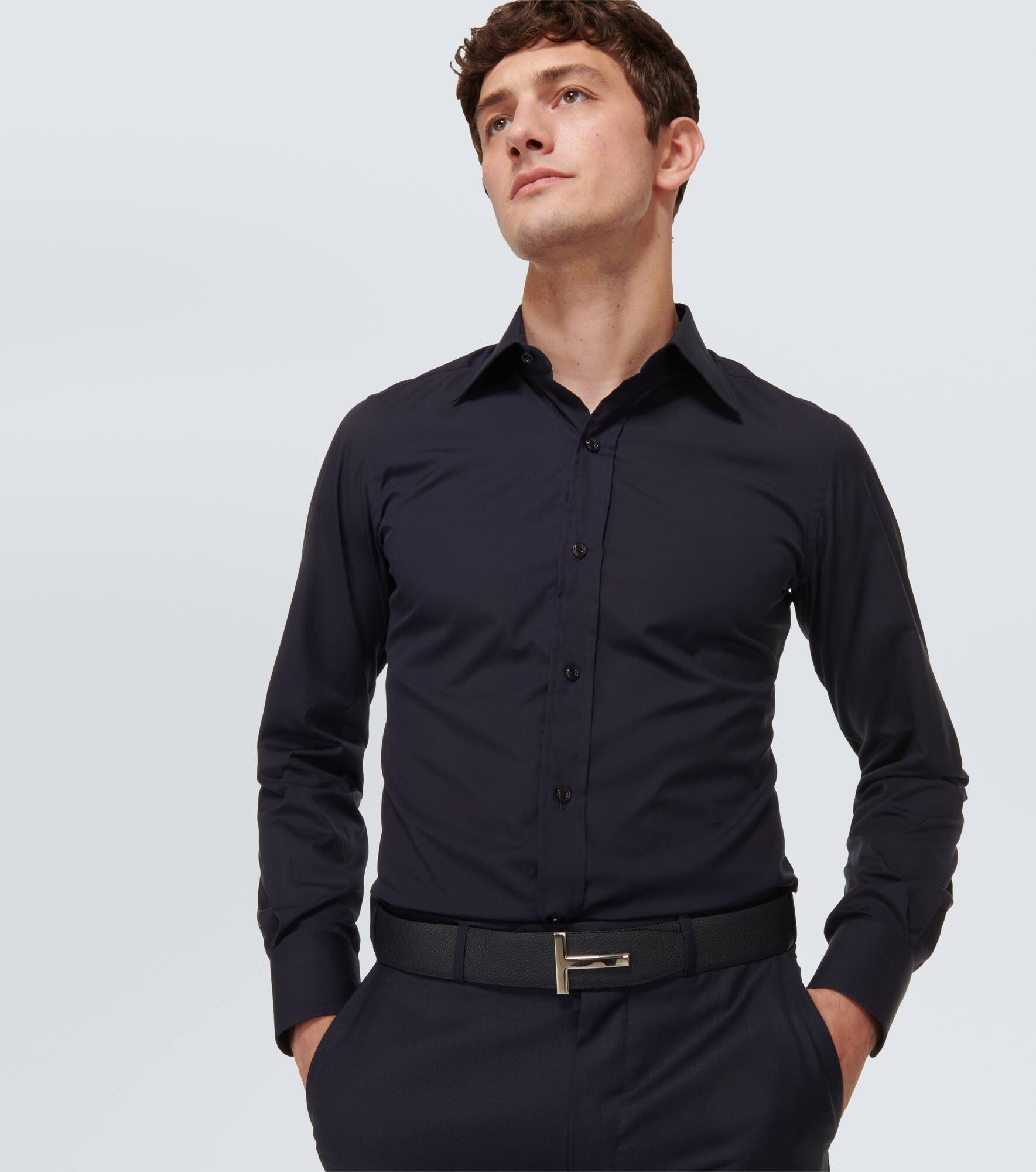 Cotton poplin shirt - 9