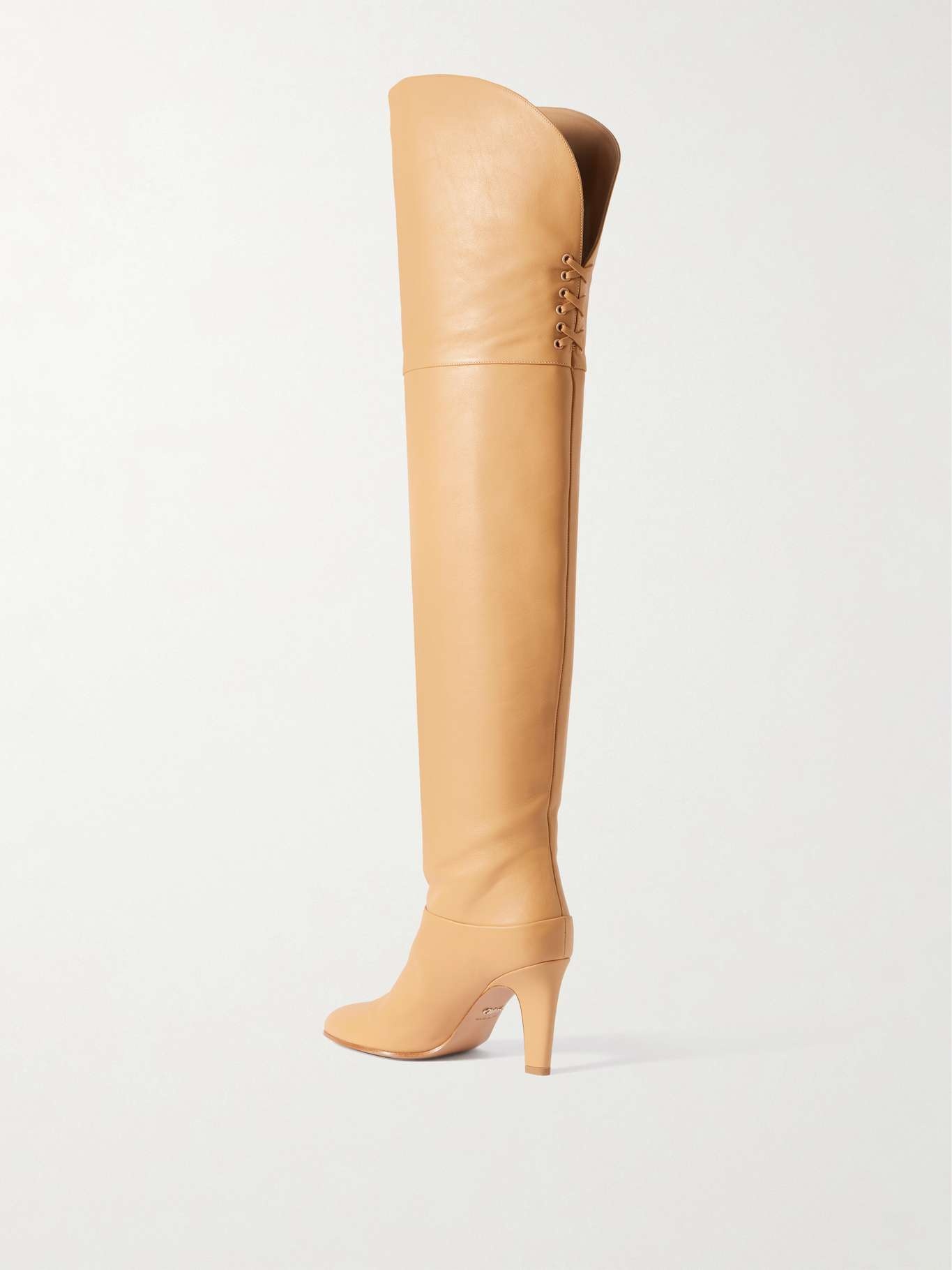 Chloé Eve leather over-the-knee boots | REVERSIBLE