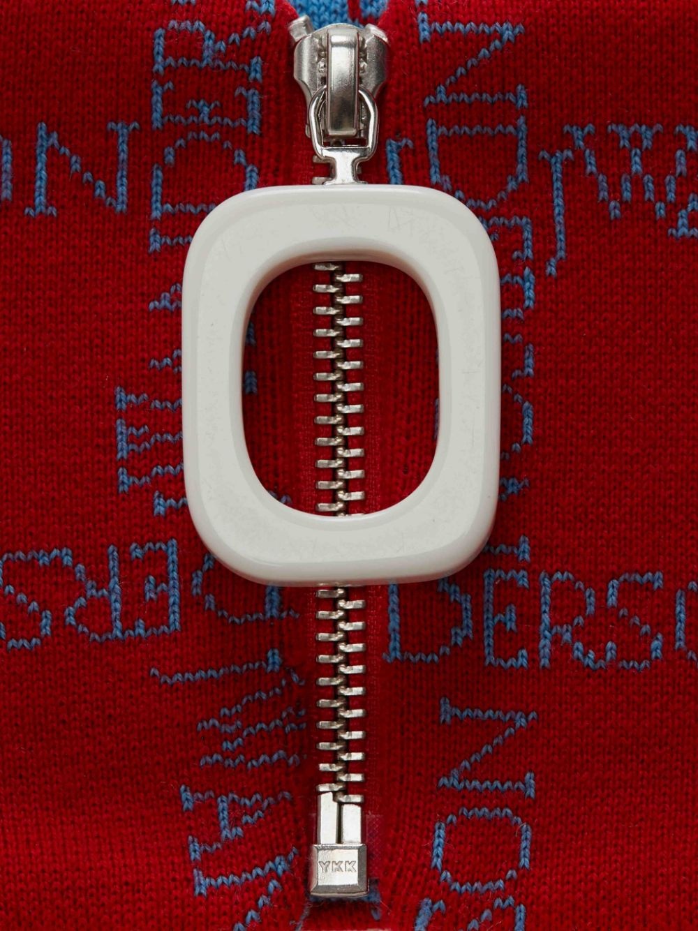 INTARSIA NECKBAND WITH LOGO GRID - 3