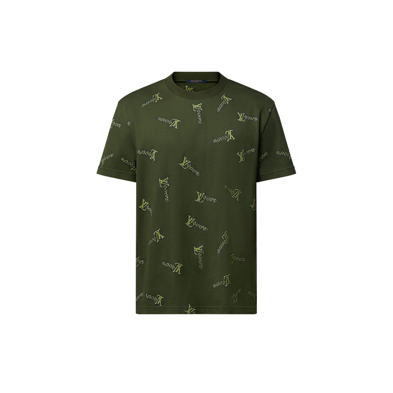 Jacquard Cotton T-Shirt - 1