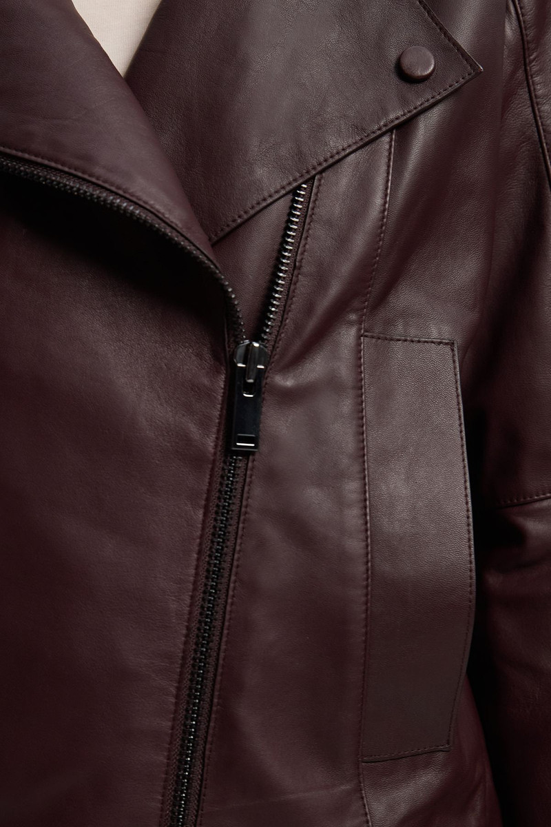 Leather Relaxed Biker Jacket 3