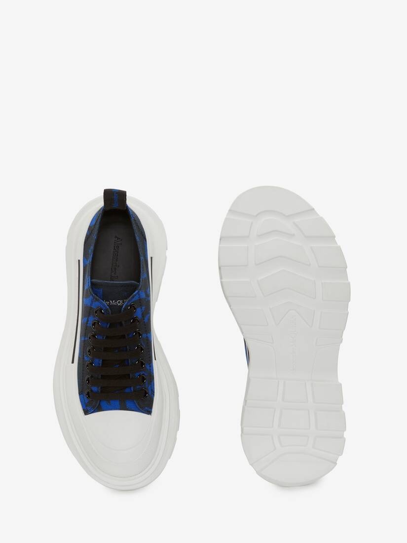 Tread Slick Lace Up in Black/blue - 4