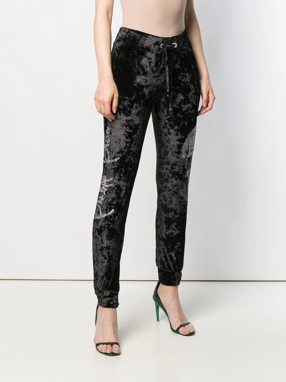 skull track trousers - 3