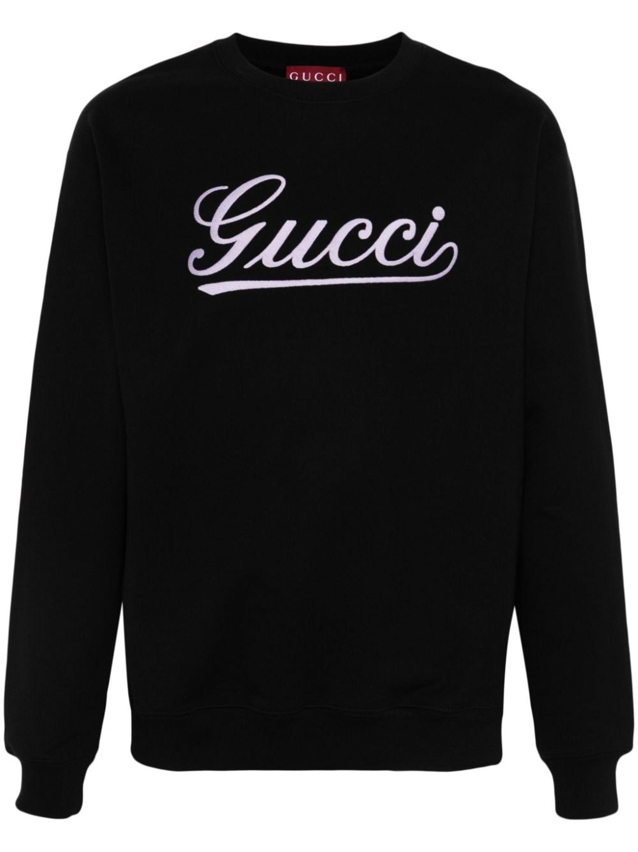 embroidered-logo sweatshirt - 1