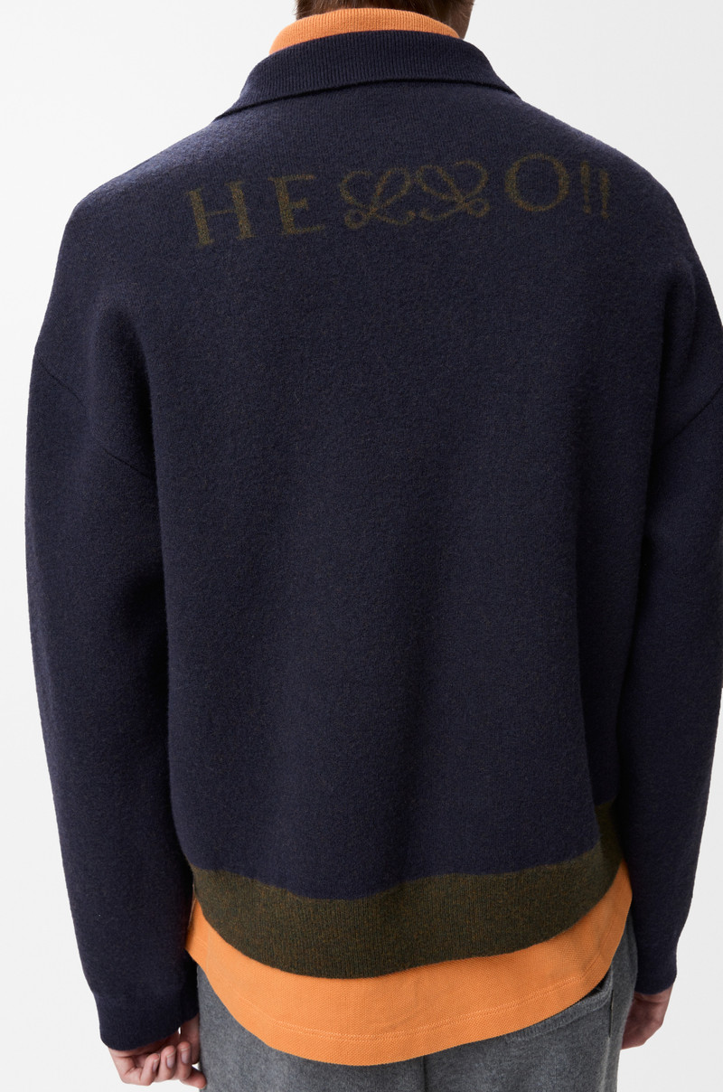 Polo sweater in wool 5