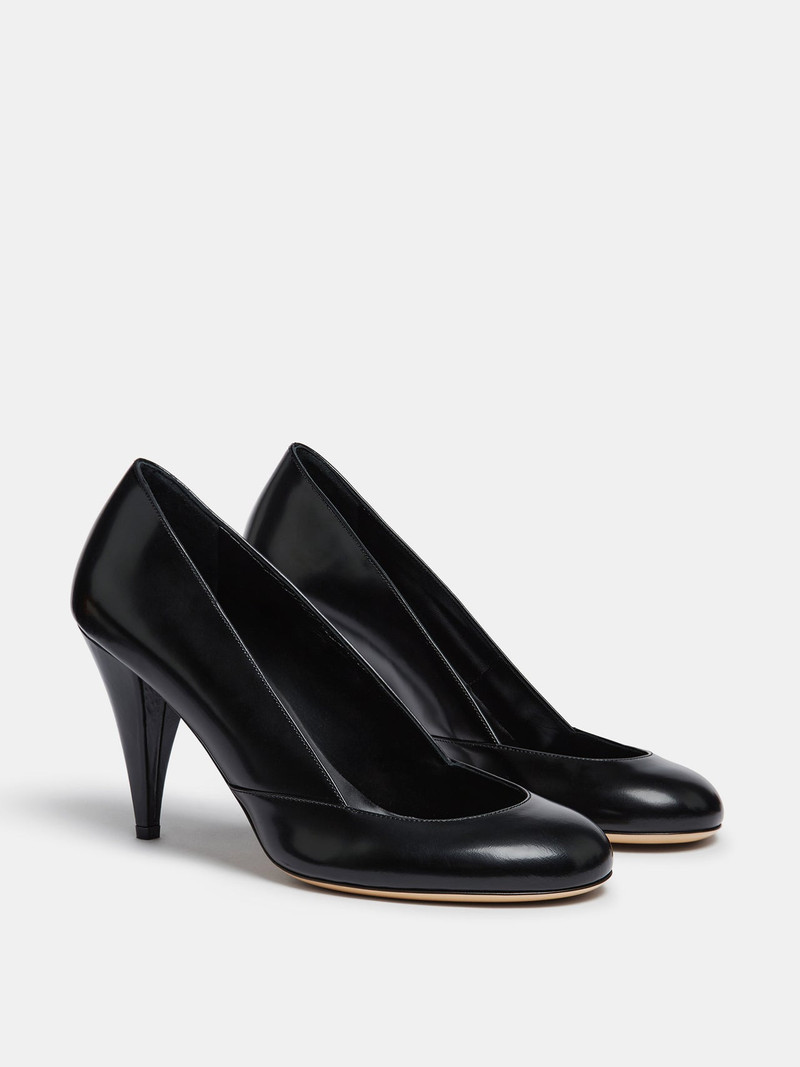 LE MONDE BÉRYL Kim Sion Sable Pump / Black Leather outlook