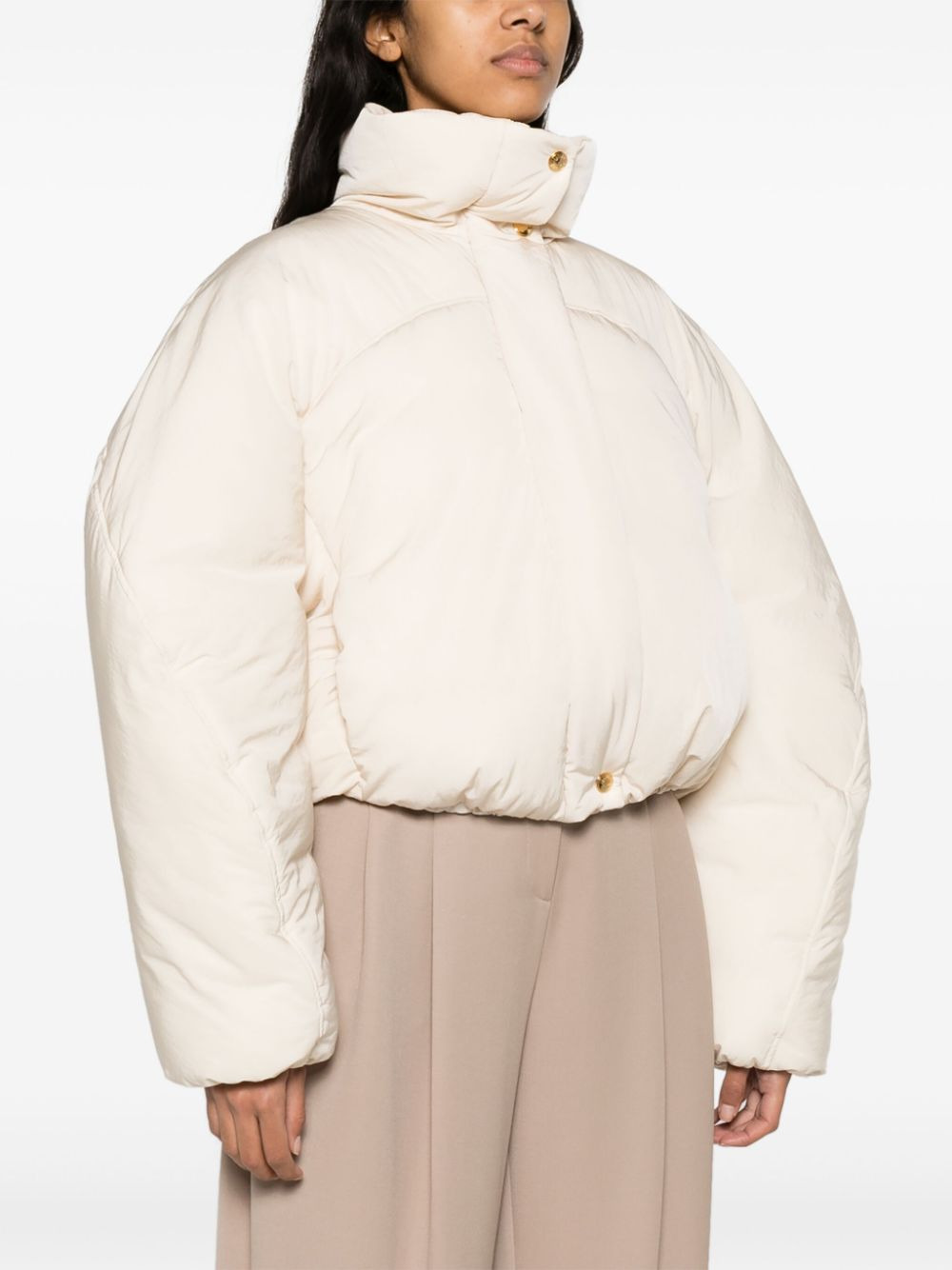JACQUEMUS Cropped Puffer Jacket - 2