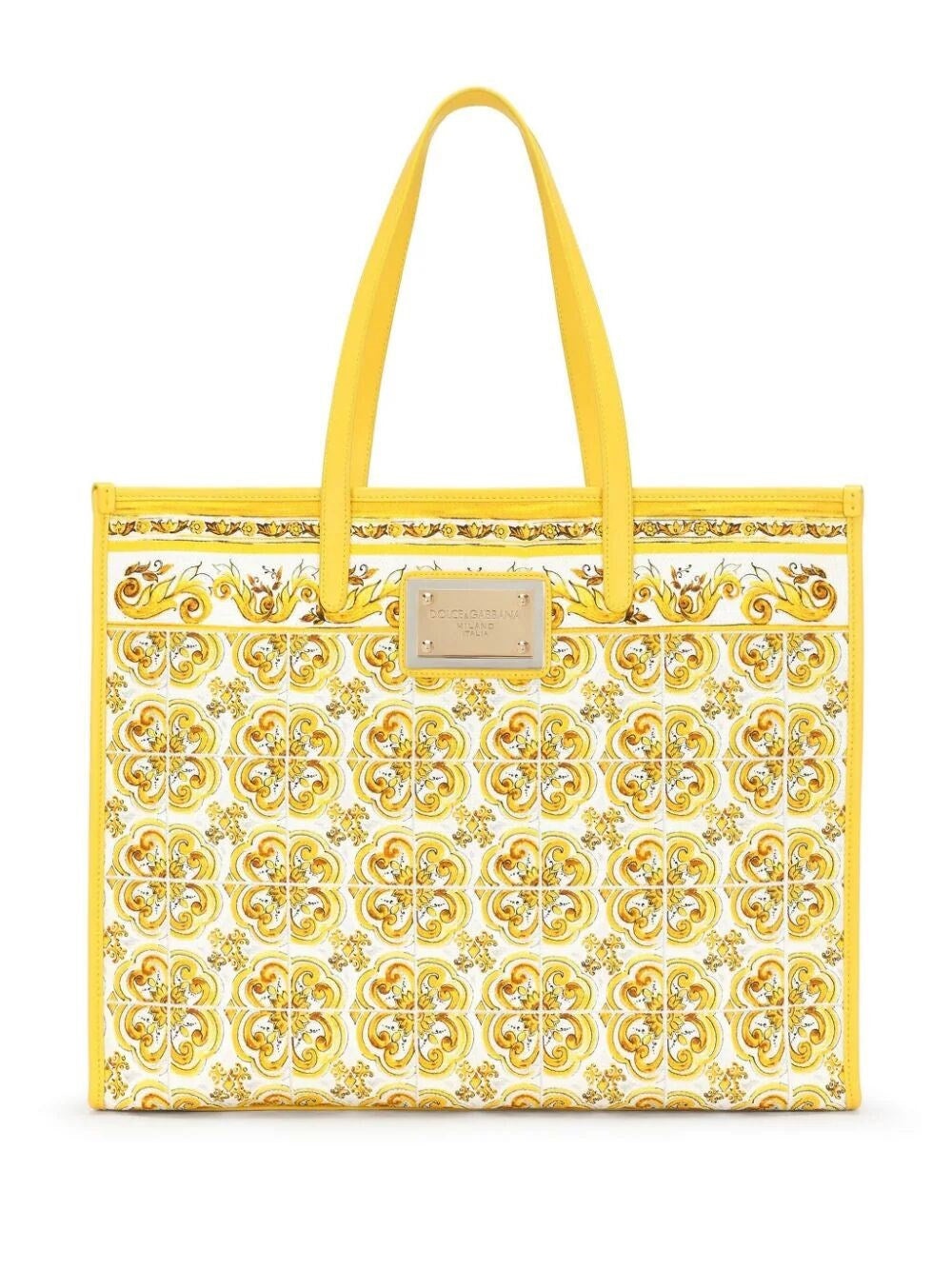 Dolce & Gabbana Women Majolica-Print Large Shopper Bag - 1