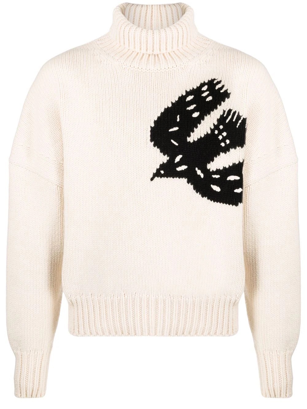 intarsia-pattern jumper - 1