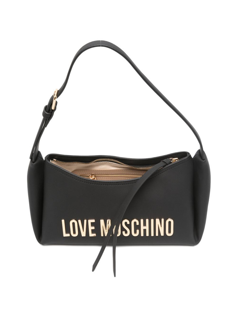 logo-lettering shoulder bag 5