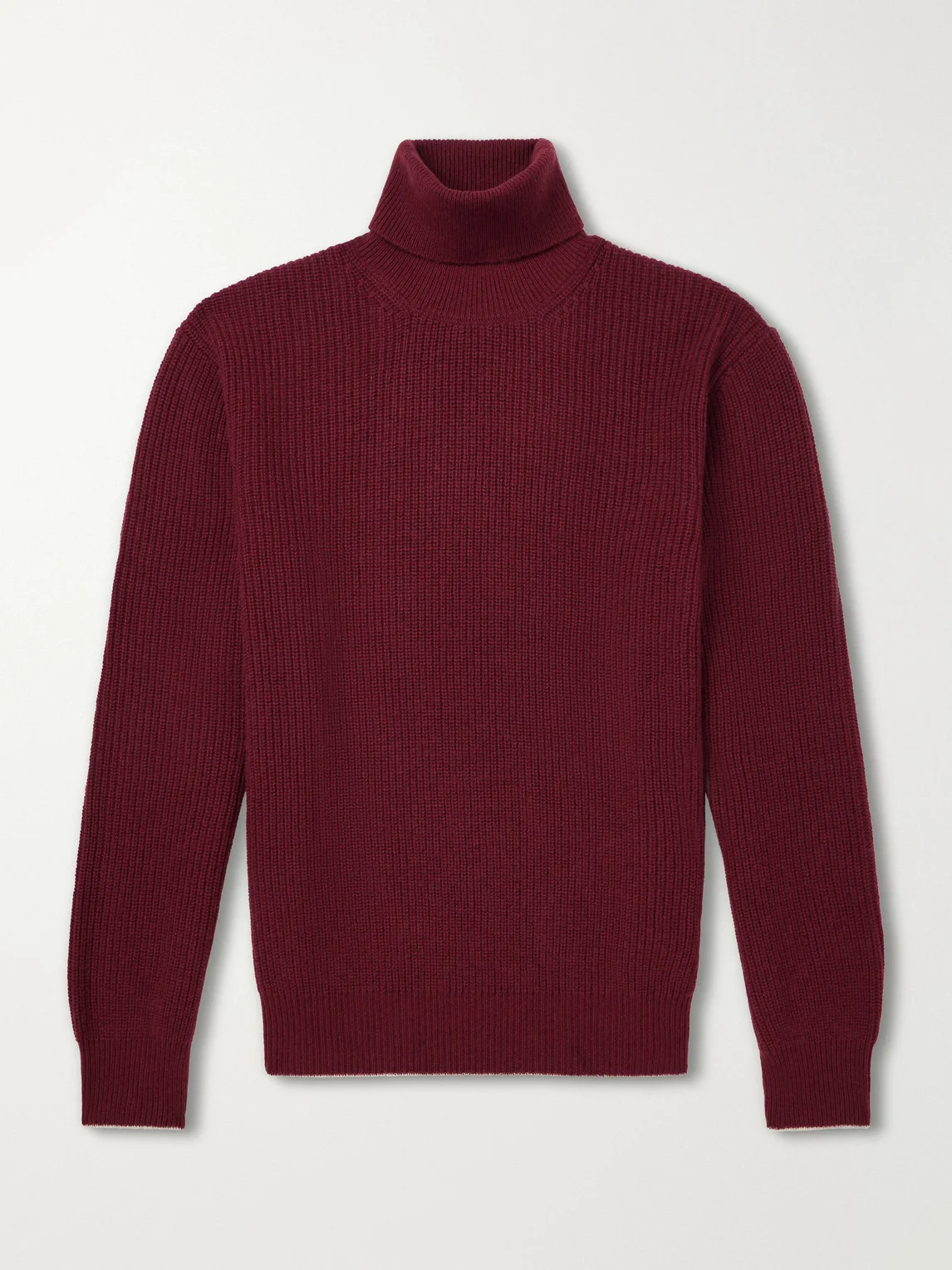 Wool and Cashmere-Blend Rollneck Sweater - 1