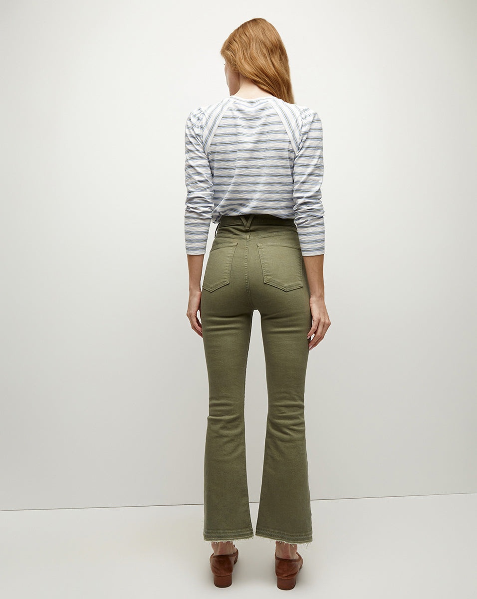 CARSON RELEASED HEM KICK-FLARE JEAN - 4