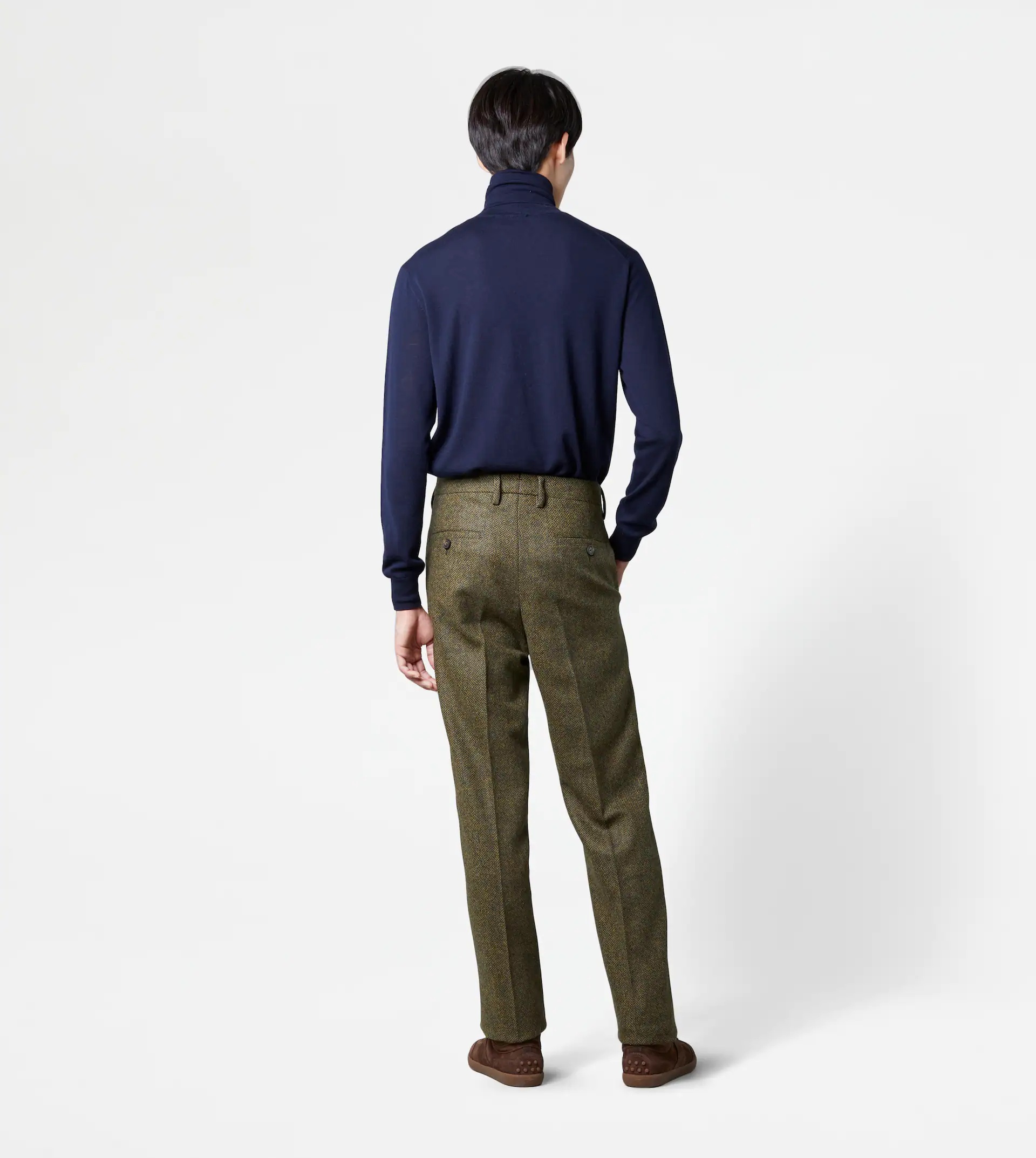 CLASSIC SHETLAND TROUSERS - GREEN - 3