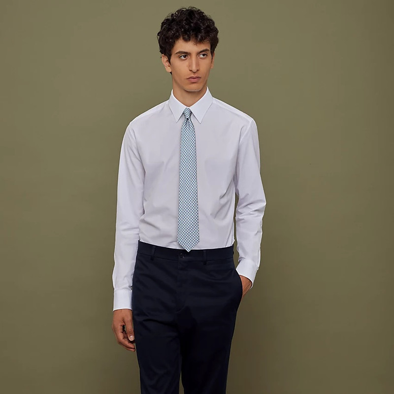 Hermès Tie 7 Les Dents d'Hermes Twillbi tie outlook